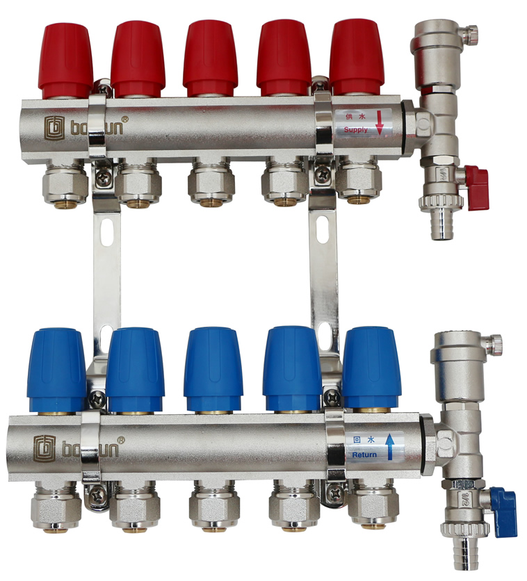 地暖分水器進水和回水